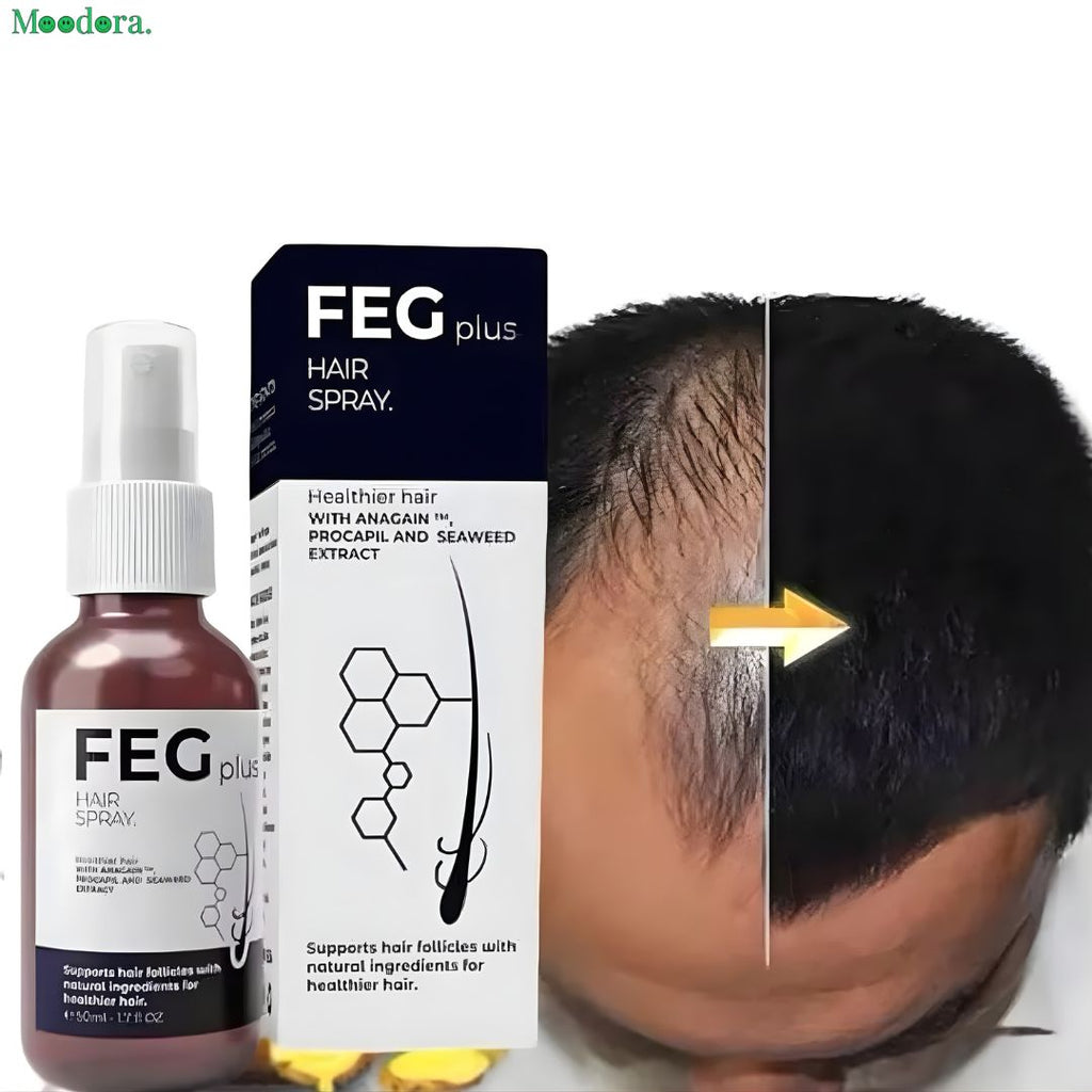 Moodora FEG Plus Hair Growth Spray 60ML – Anti Hair Fall & Follicle Support