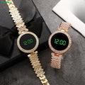 Moodora Ladies Round Dial Digital Watch – Elegant &amp; Comfortable