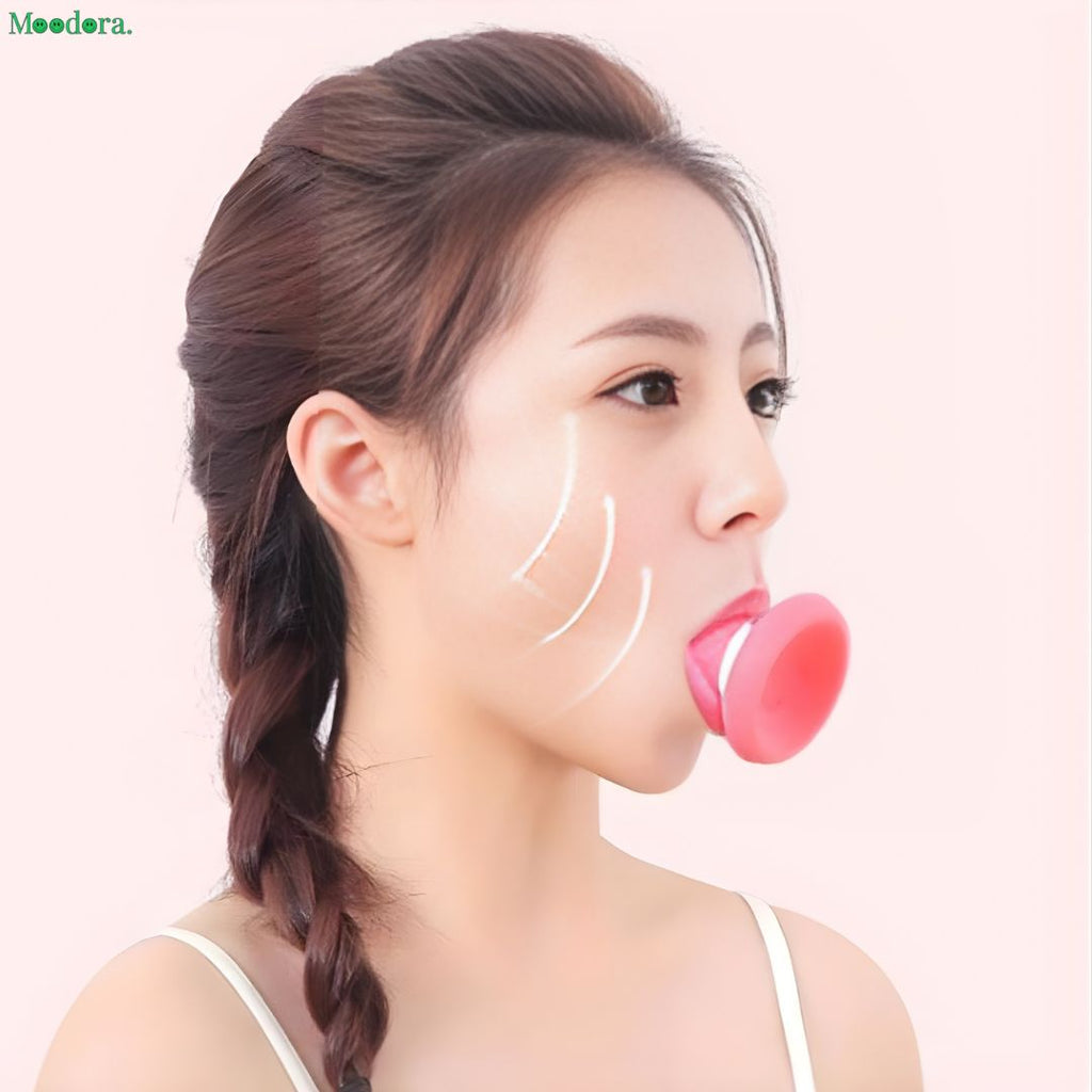 Moodora V-Shape Face Slimming Tool – Jawline &amp; Double Chin Exerciser