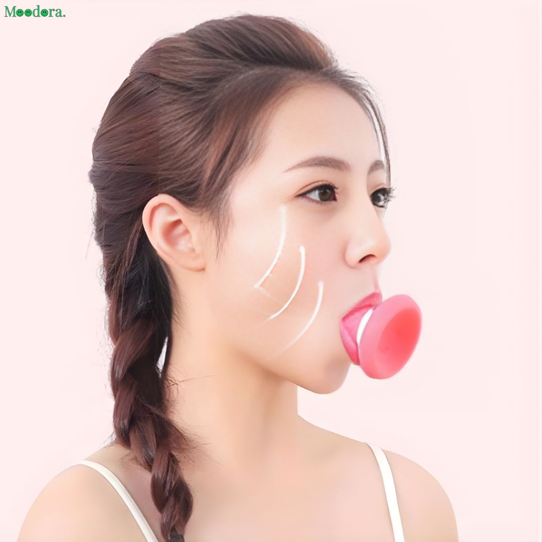 Moodora V-Shape Face Slimming Tool – Jawline &amp; Double Chin Exerciser