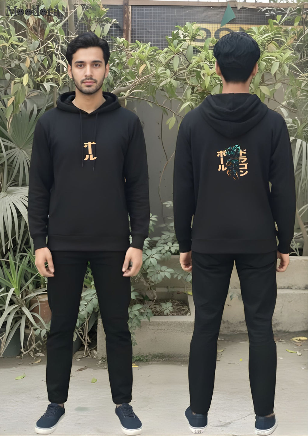 Moodora Premium Anime Streetwear Co-Ord Set