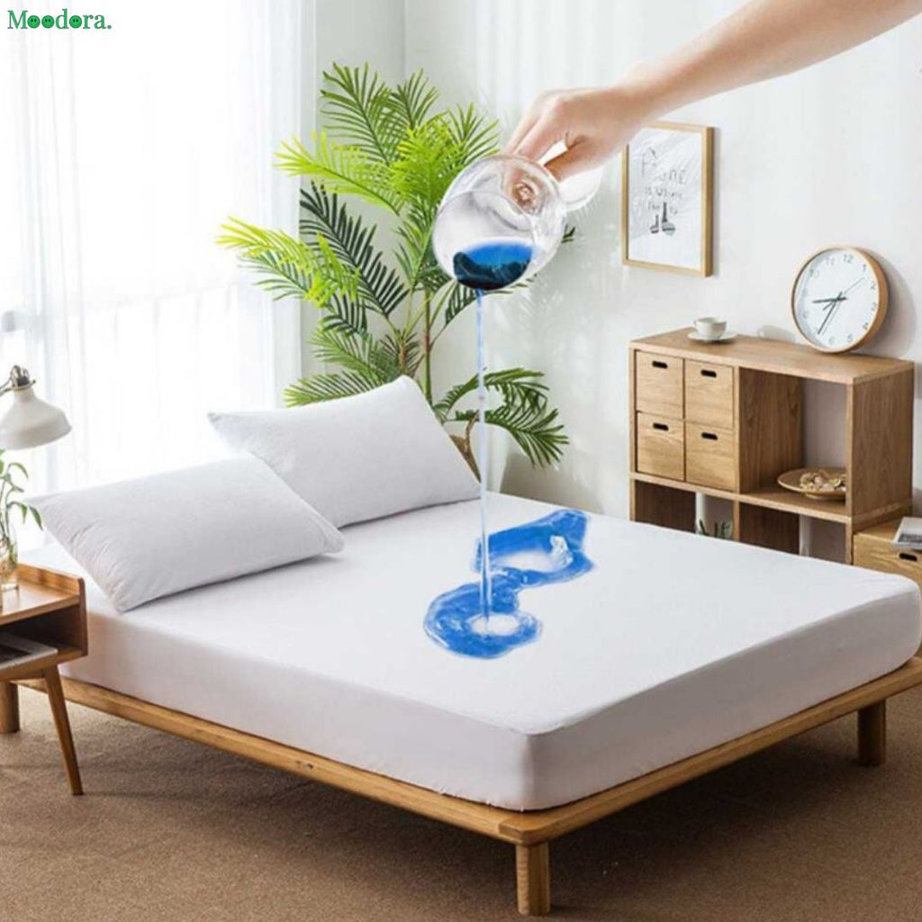 Moodora King Size Waterproof Mattress Cover – Soft &amp; Breathable Protection