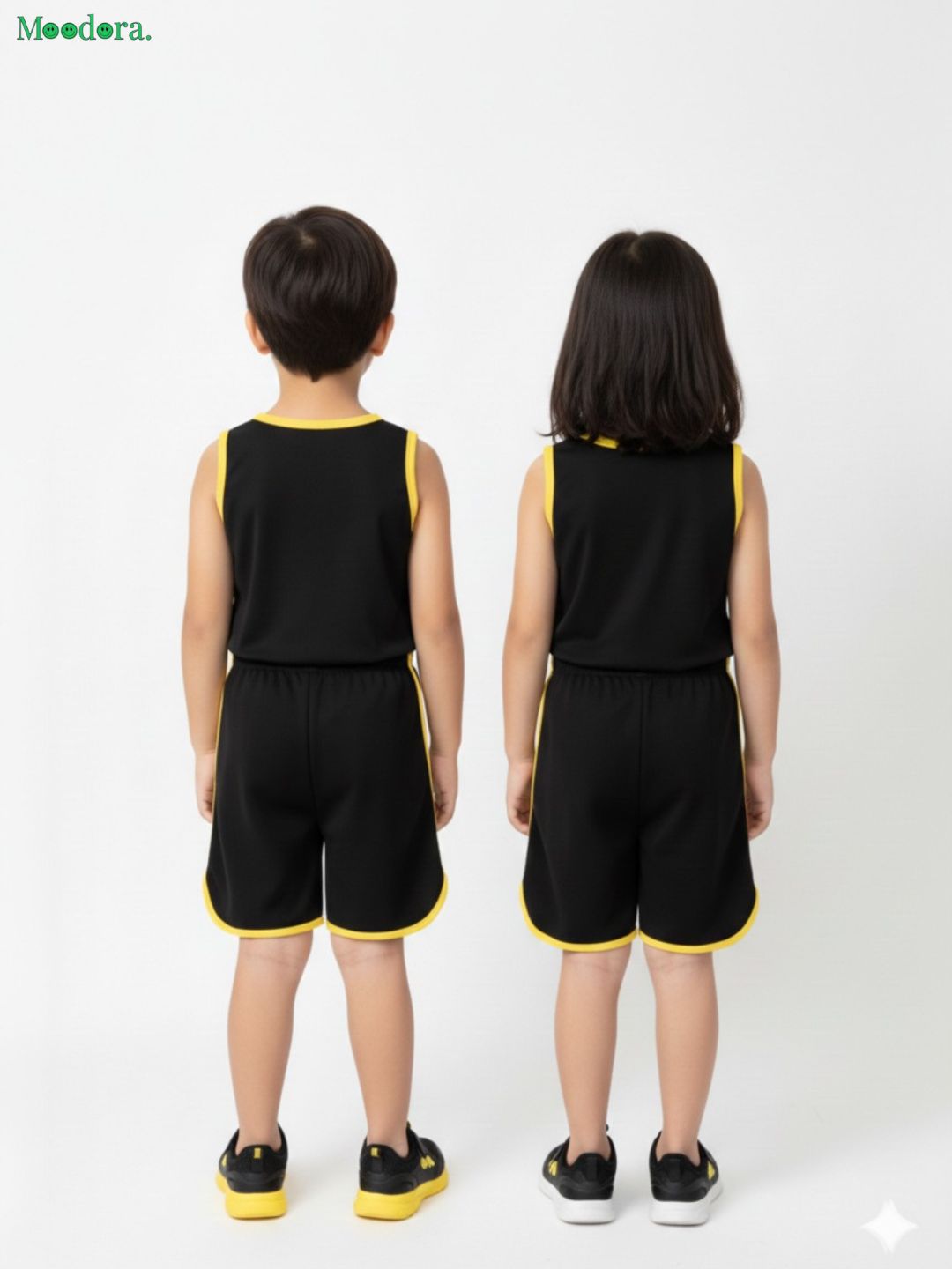 Moodora Kids Sando & Shorts Track Suit – 2 Pcs Summer Set