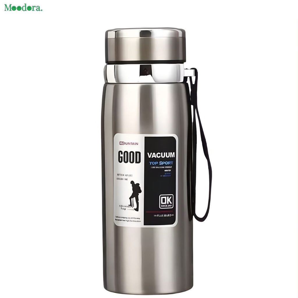 Moodora 1000ml Double Wall Stainless Steel Water Bottle – Vacuum Insulated Thermal Flask