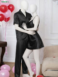 Moodora Couple Matching Sleepwear Set – Nightdress & Pajama Suit