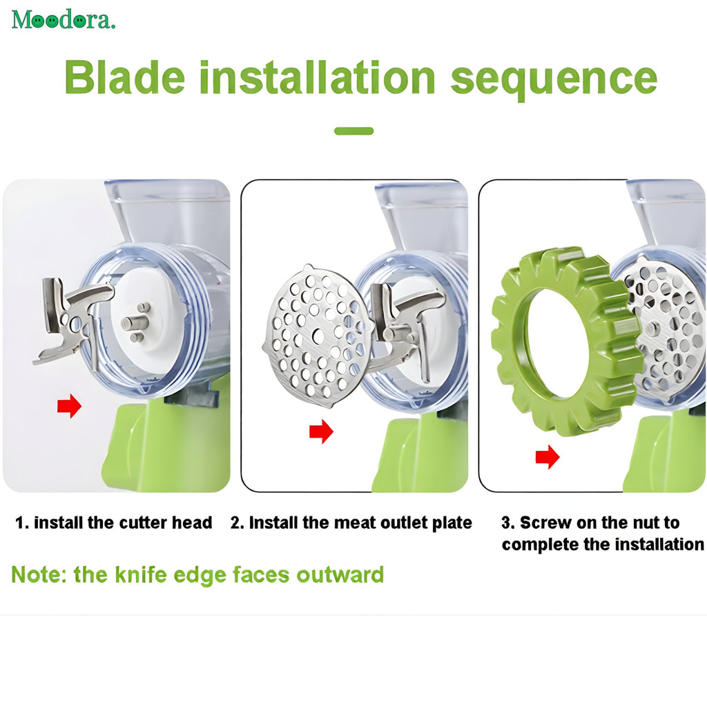 Moodora Manual Meat Grinder & Vegetable Chopper