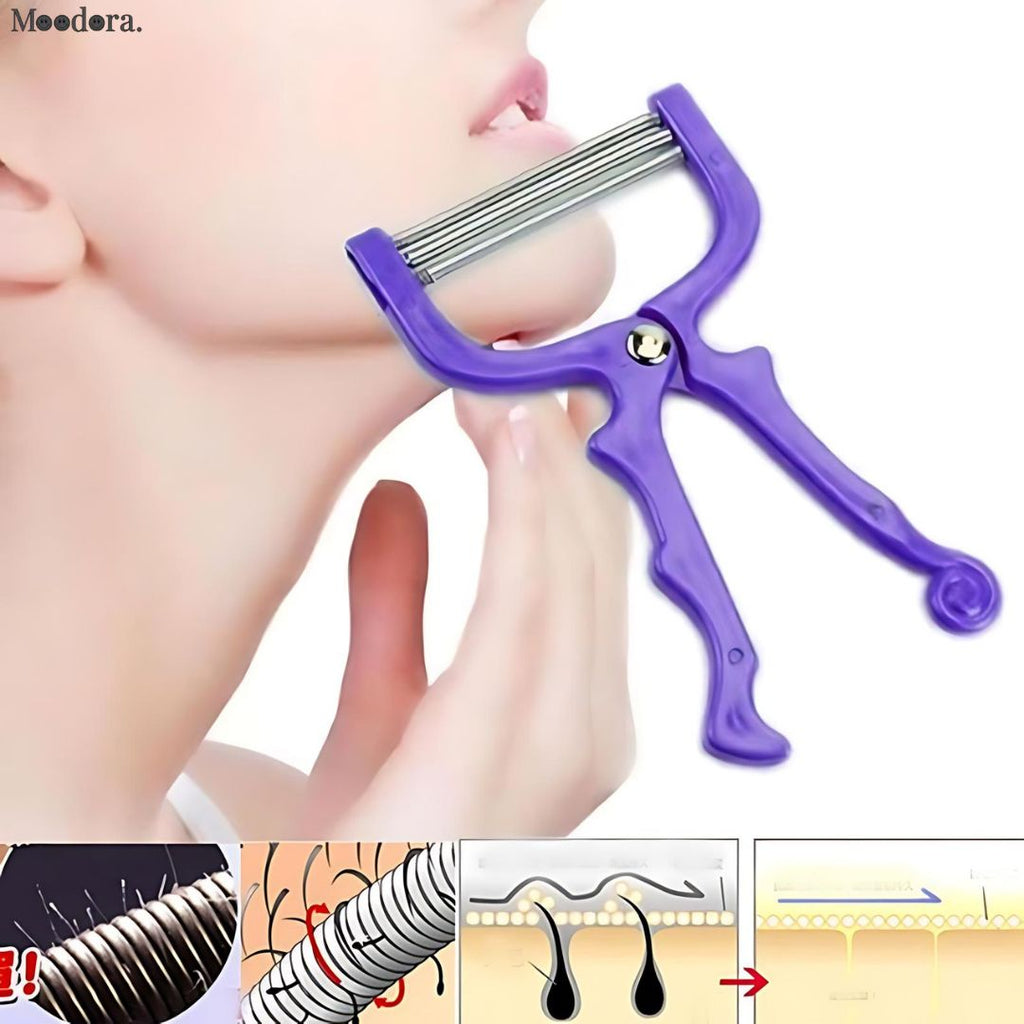 Moodora Spring Face Hair Remover Epilator EpiRoller