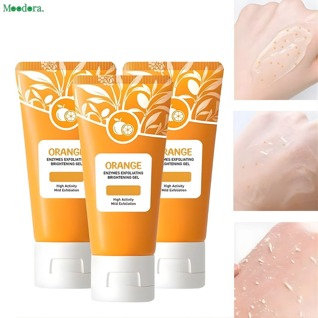 Moodora Orange Enzyme Exfoliating Gel – Brightening & Dead Skin Removal