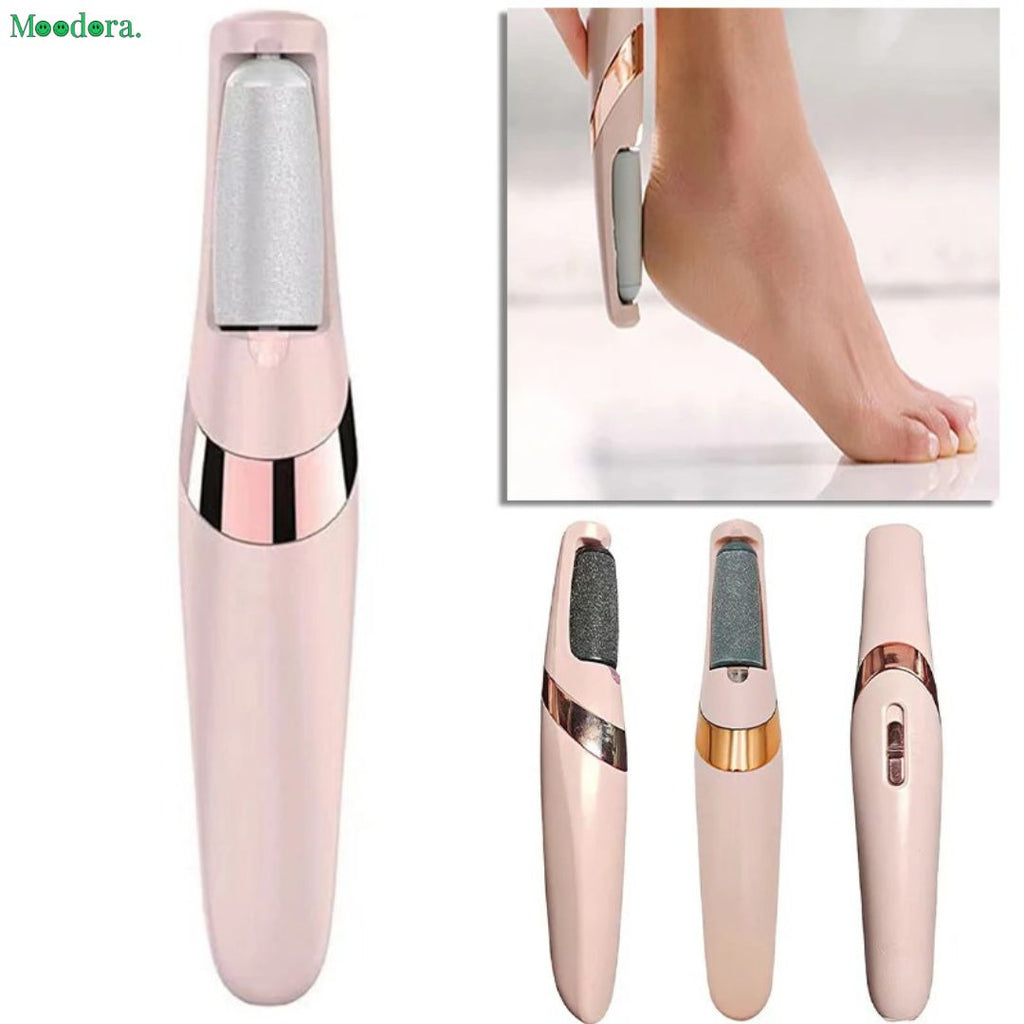 Moodora Rechargeable Callus Remover – Portable Foot Care Device