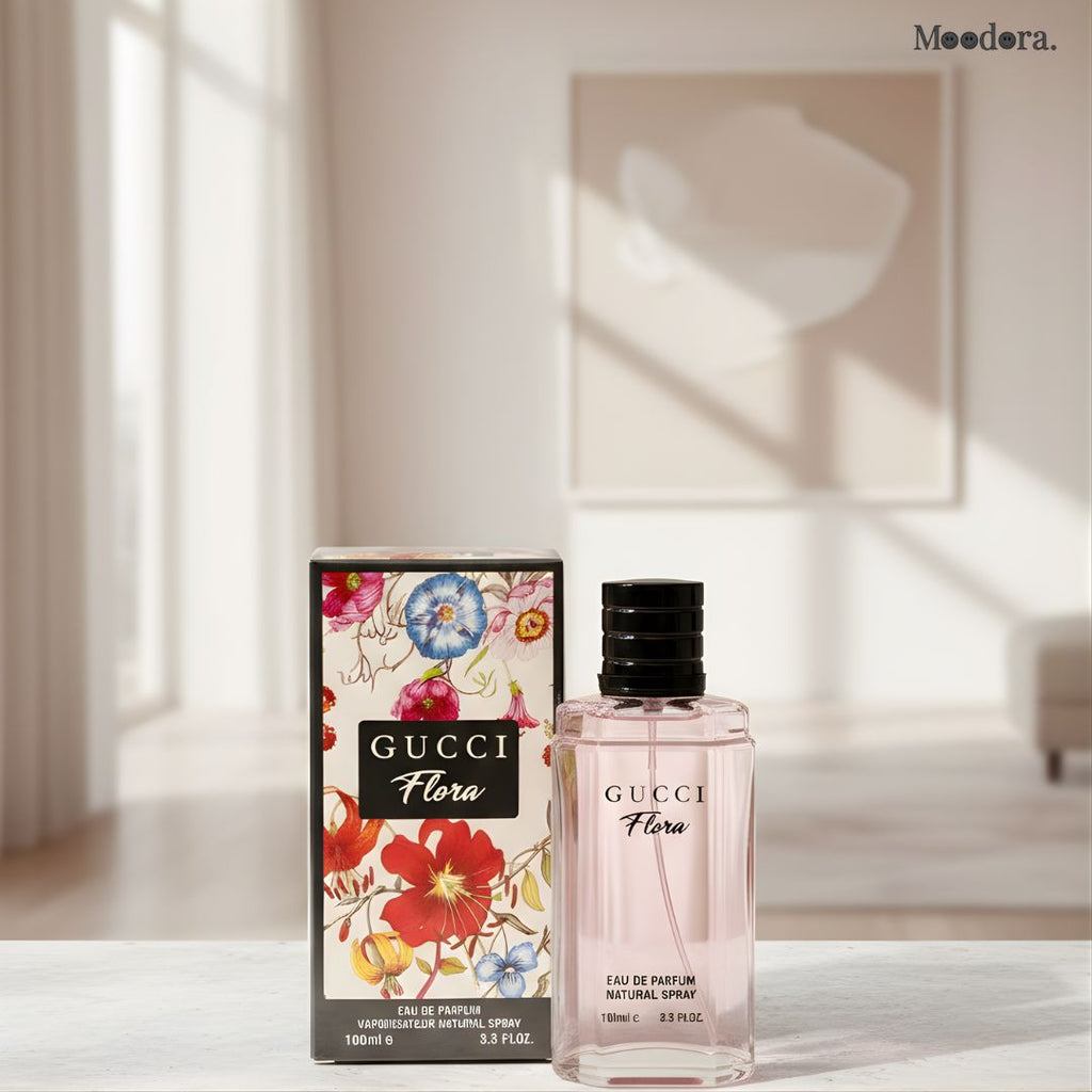 Moodora Gucci Flora Eau de Parfum – Premium Floral Women’s Perfume 100ML