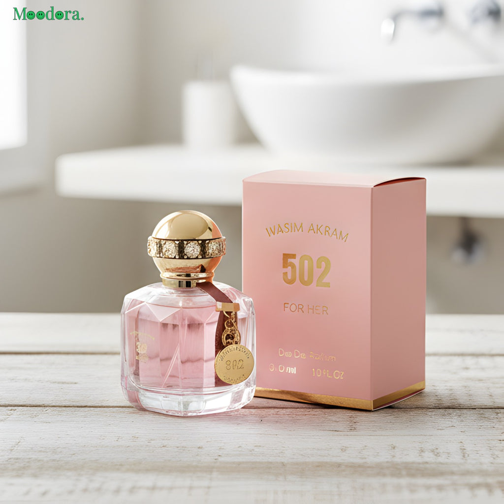 Moodora B Wasim Akram 502 Perfume – Elegant Long-Lasting Fragrance 100ML
