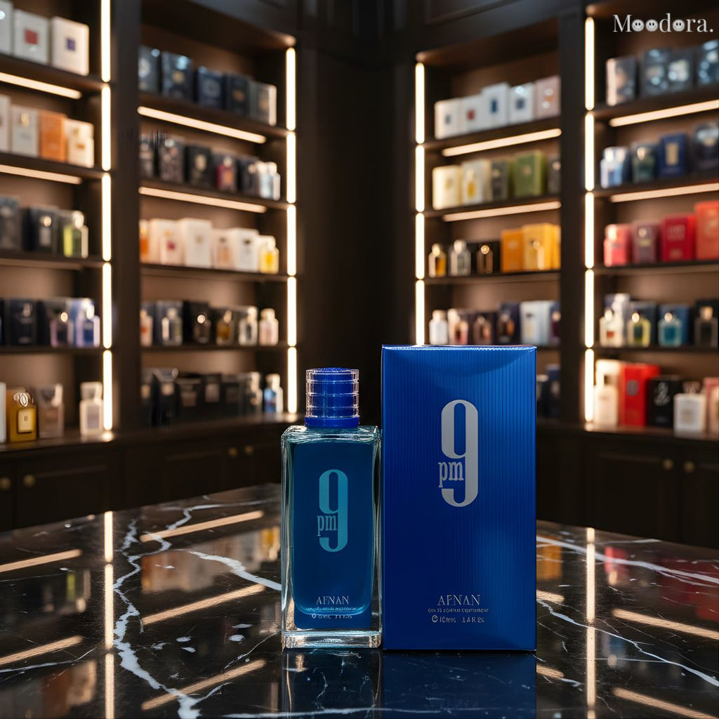 Moodora Afnan 9PM Unisex Eau de Parfum 100ml – Long-Lasting Elegant Fragrance (Blue Edition)
